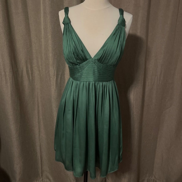 BCBGeneration Emerald Green Cocktail Dress, Sz4 - Picture 3 of 4